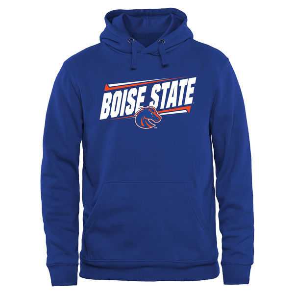 Men's Boise State Broncos Double Bar Pullover Hoodie - Royal,We sell and wholesale Men's Boise State Broncos Double Bar Pullover Hoodie - Royal on line form chian!